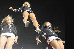 College cheerleaders