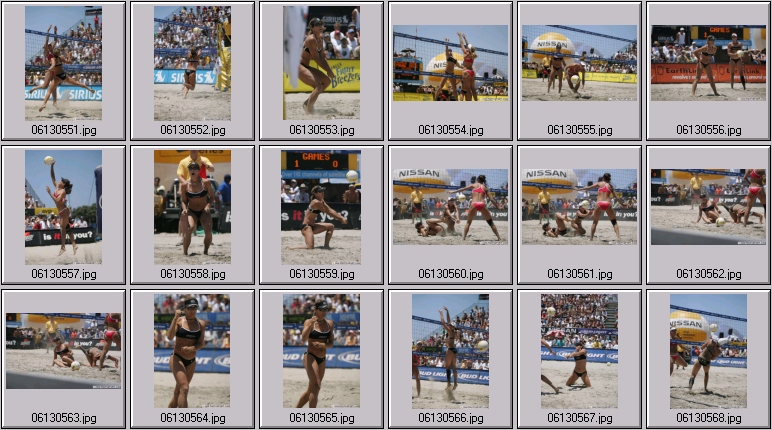women's beach volleyball