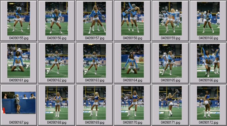 arena football cheerleading pictures