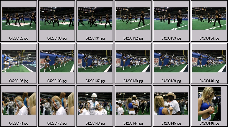 arena football cheerleading pictures