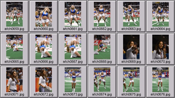 arena football cheerleading pictures