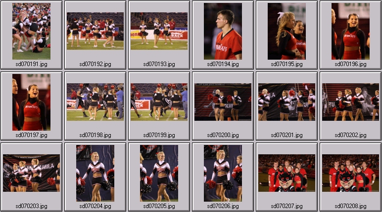 cincinatti bearcat cheer photos