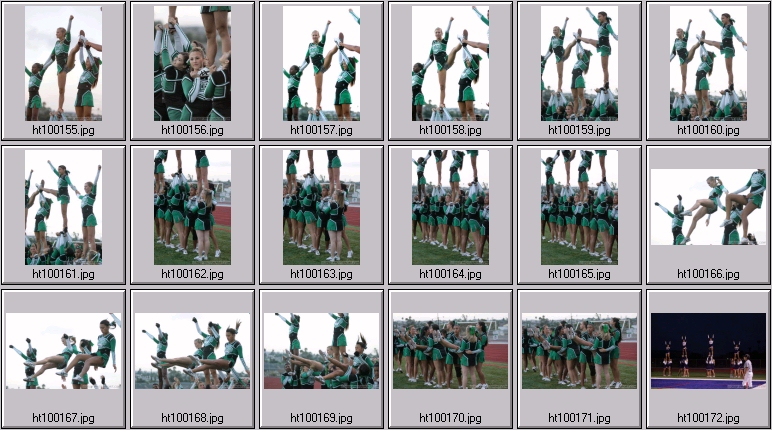 prep cheerleading photos