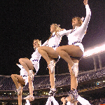 college cheerleaders in liberty - tcu