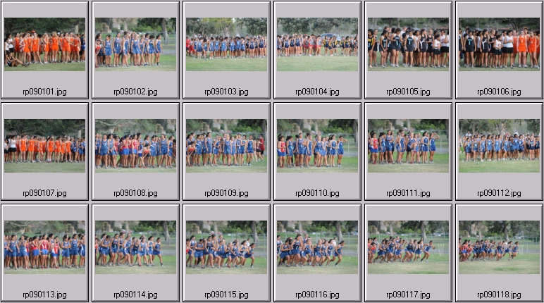 cross country running