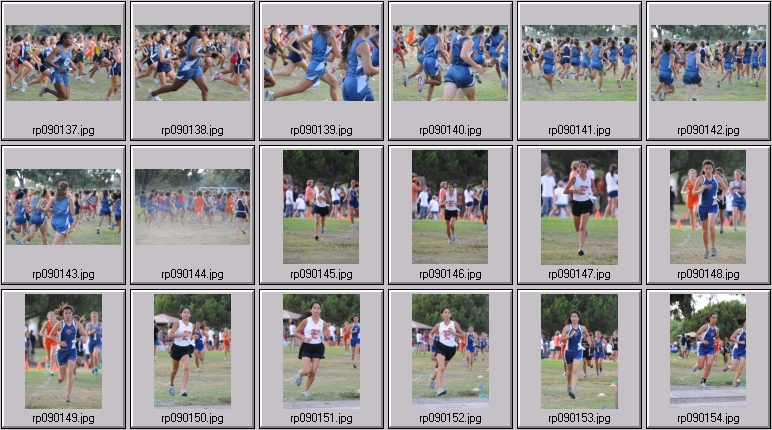 cross country running