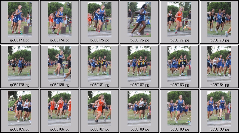 cross country running