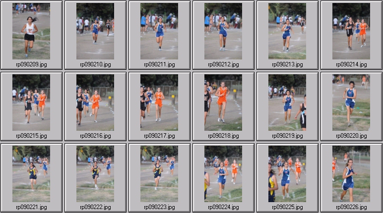 cross country running