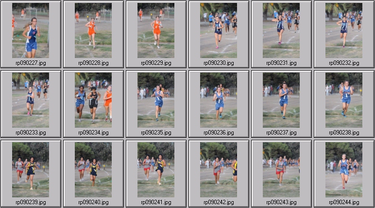 cross country running