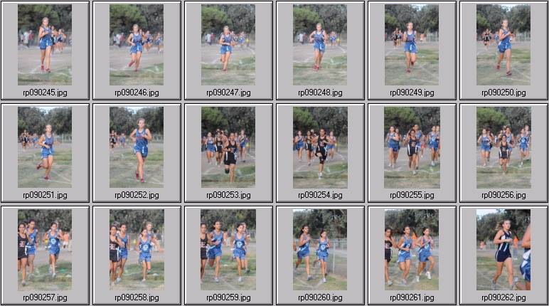 cross country running