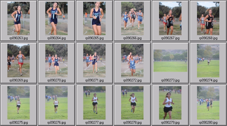 cross country running