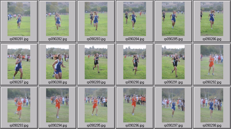 cross country running