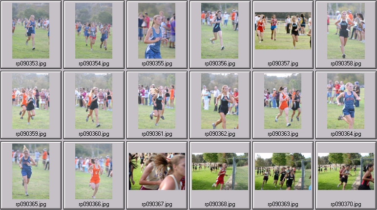 cross country running