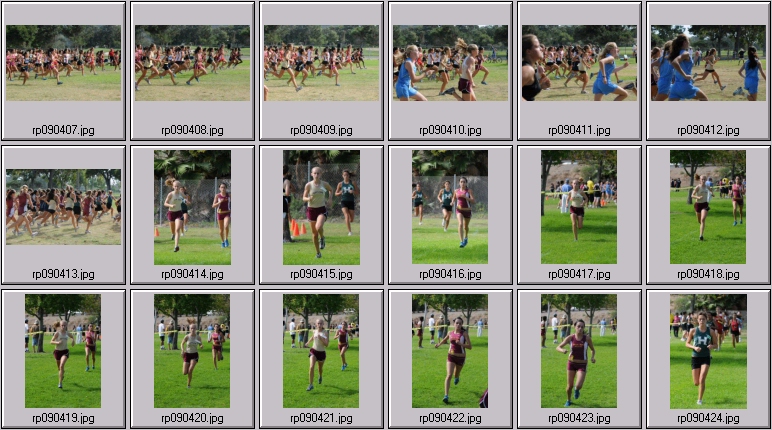 cross country running