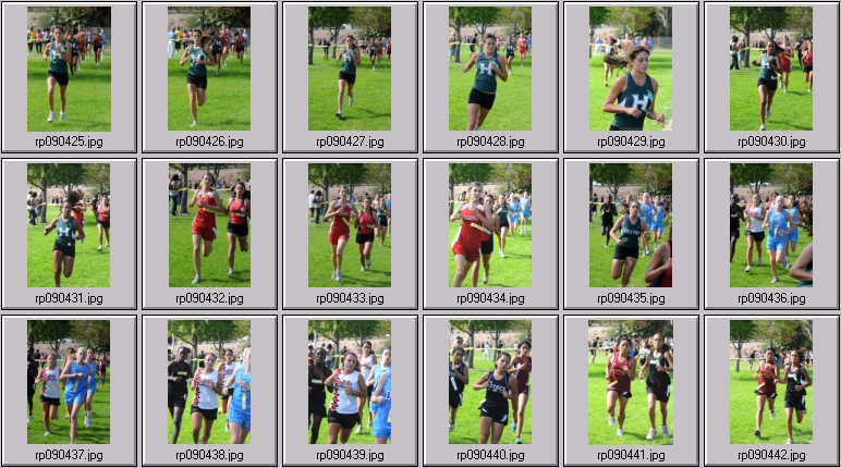 cross country running