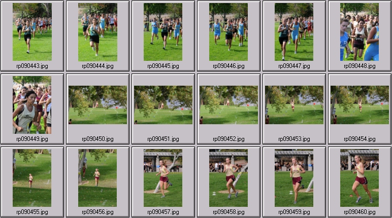 cross country running