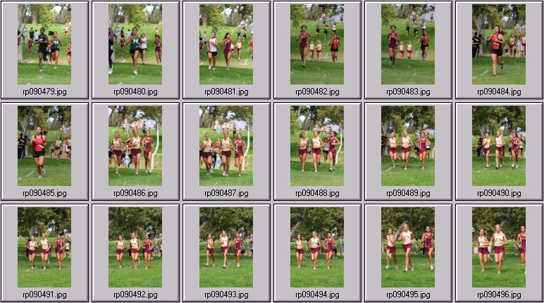 cross country running