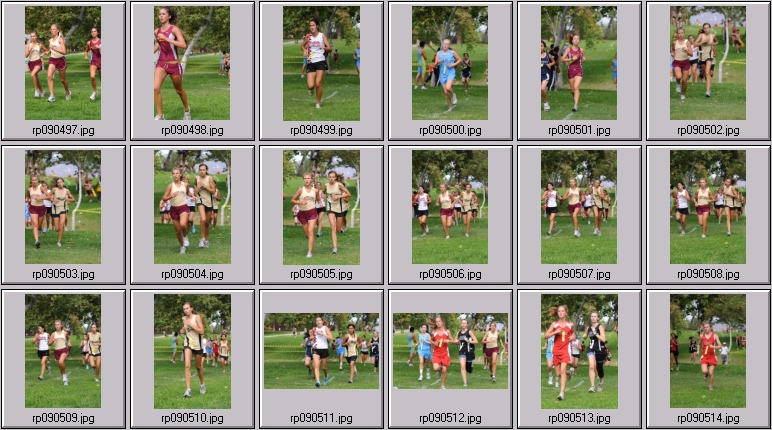 girls cross country running