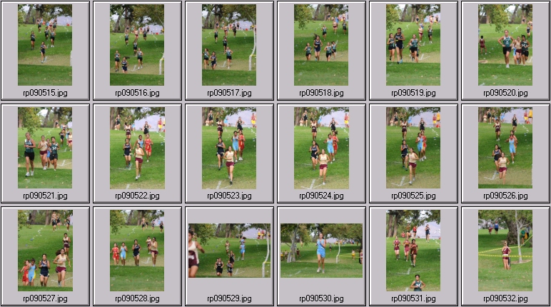 girls cross country running