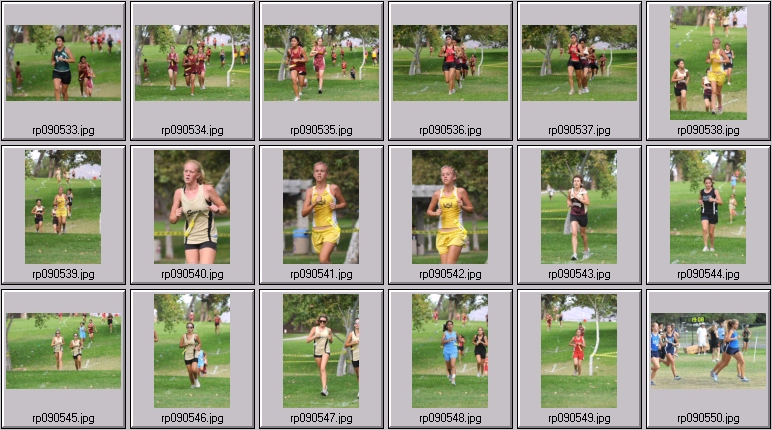girls cross country running