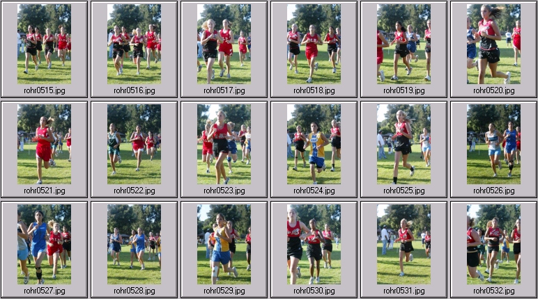 cross country running