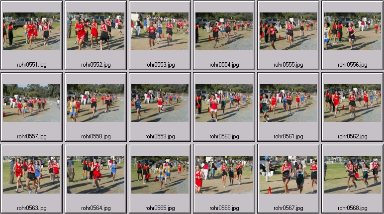 cross country running