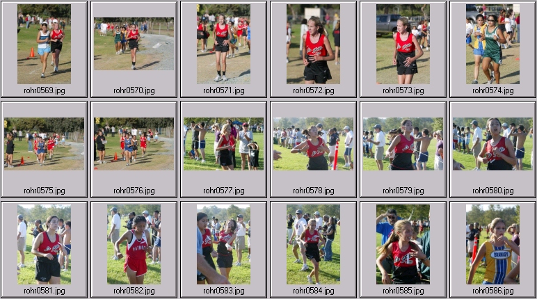 cross country running