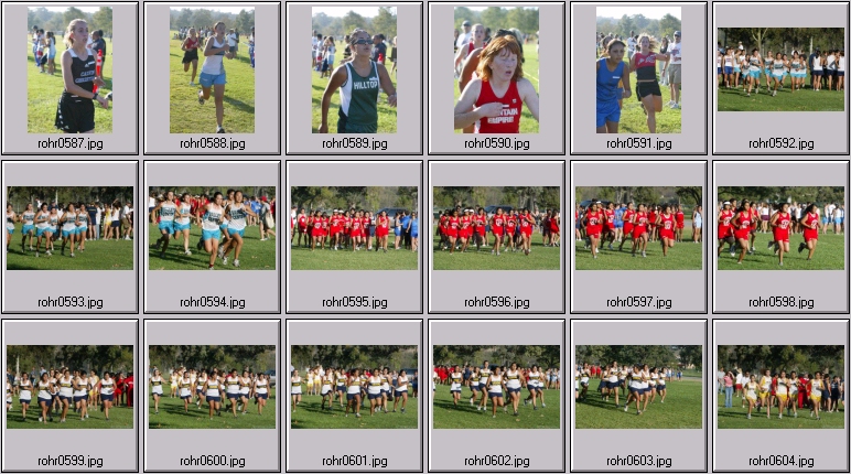 cross country running