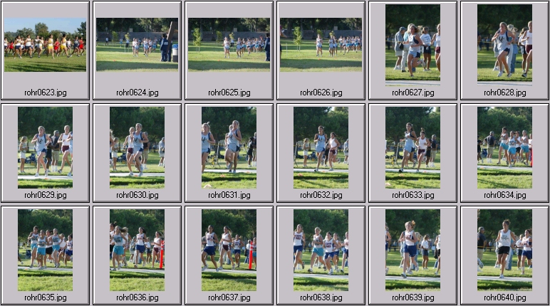 cross country running