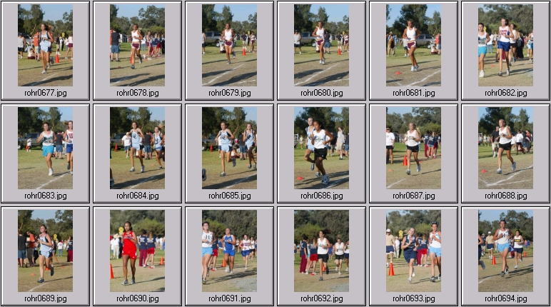 cross country running