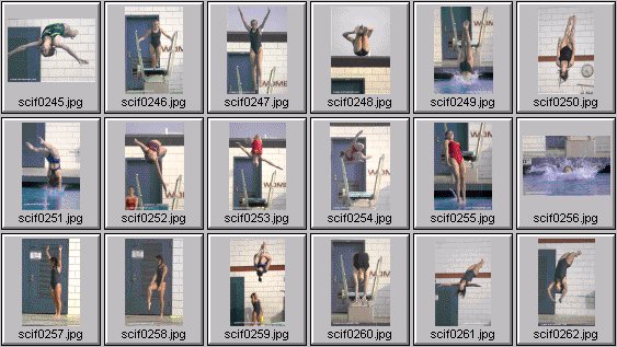womens diving photos