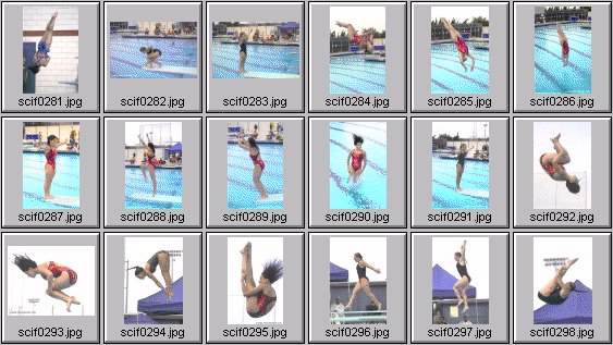 womens diving photos