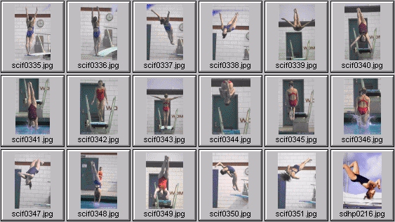 womens diving photos