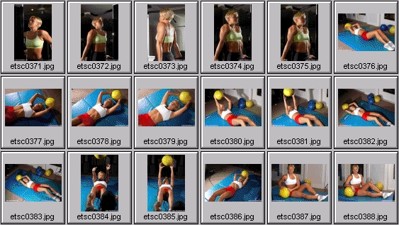 womens workout photos - tricep, abs