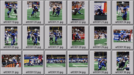 arena football photos