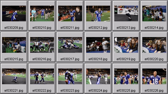 arena football photos