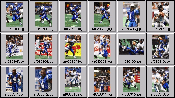 arena football photos