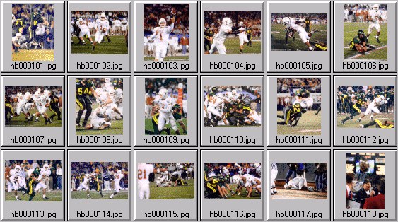 2000 holiday bowl football photos