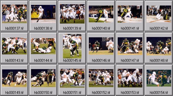 2000 holiday bowl football photos