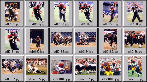 2000 holiday bowl football photos