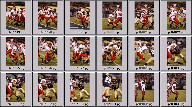 Utah - Navy football photos