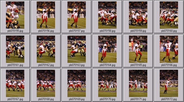 Utah - Navy football photos