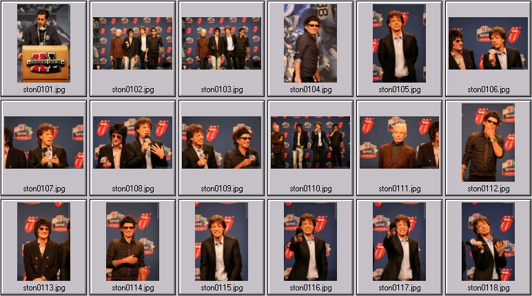 mick jagger photos super bowl XL