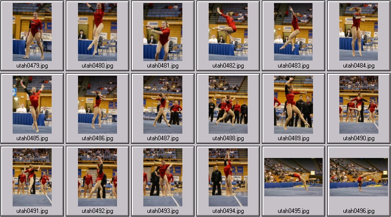 photosport ® | Stock Photos - College gymnastics photos 2004: 379-396