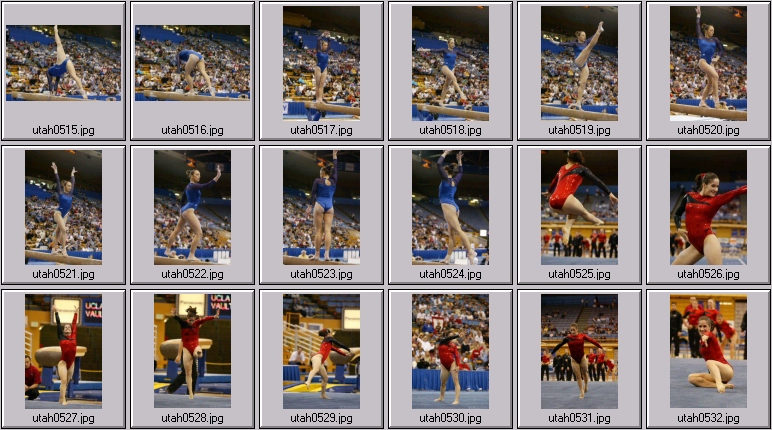 photosport ® | Stock Photos - College gymnastics photos 2004: 415-432