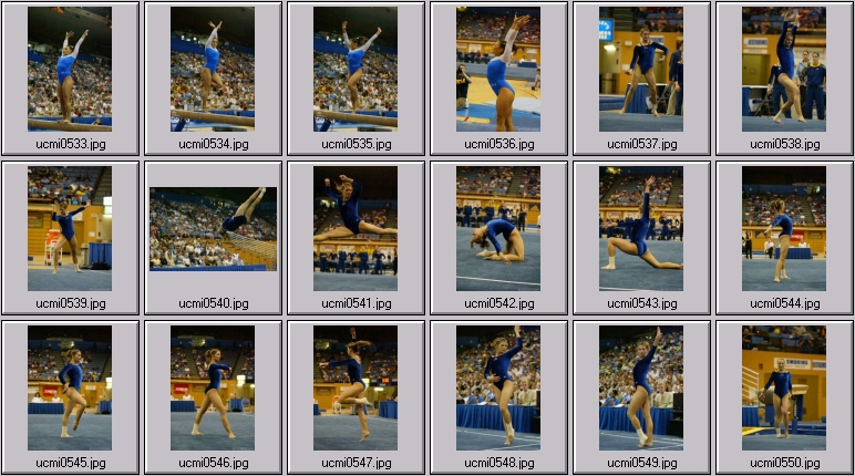 photosport ® | Stock Photos - College gymnastics photos 2004: 1189-1206