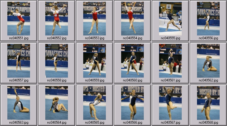 college womens gymnastics