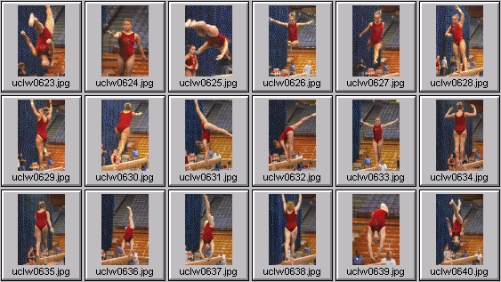 college gymnastics photos