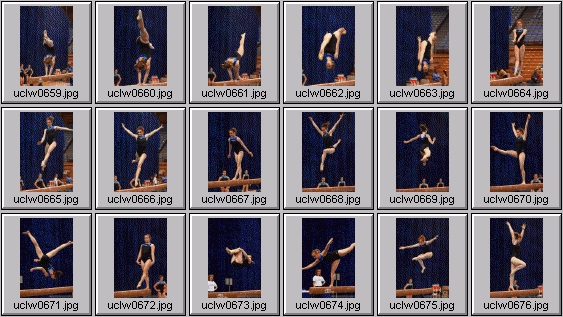 college gymnastics photos
