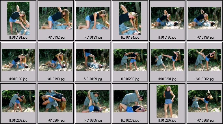 Martial Arts Photos - female kombat